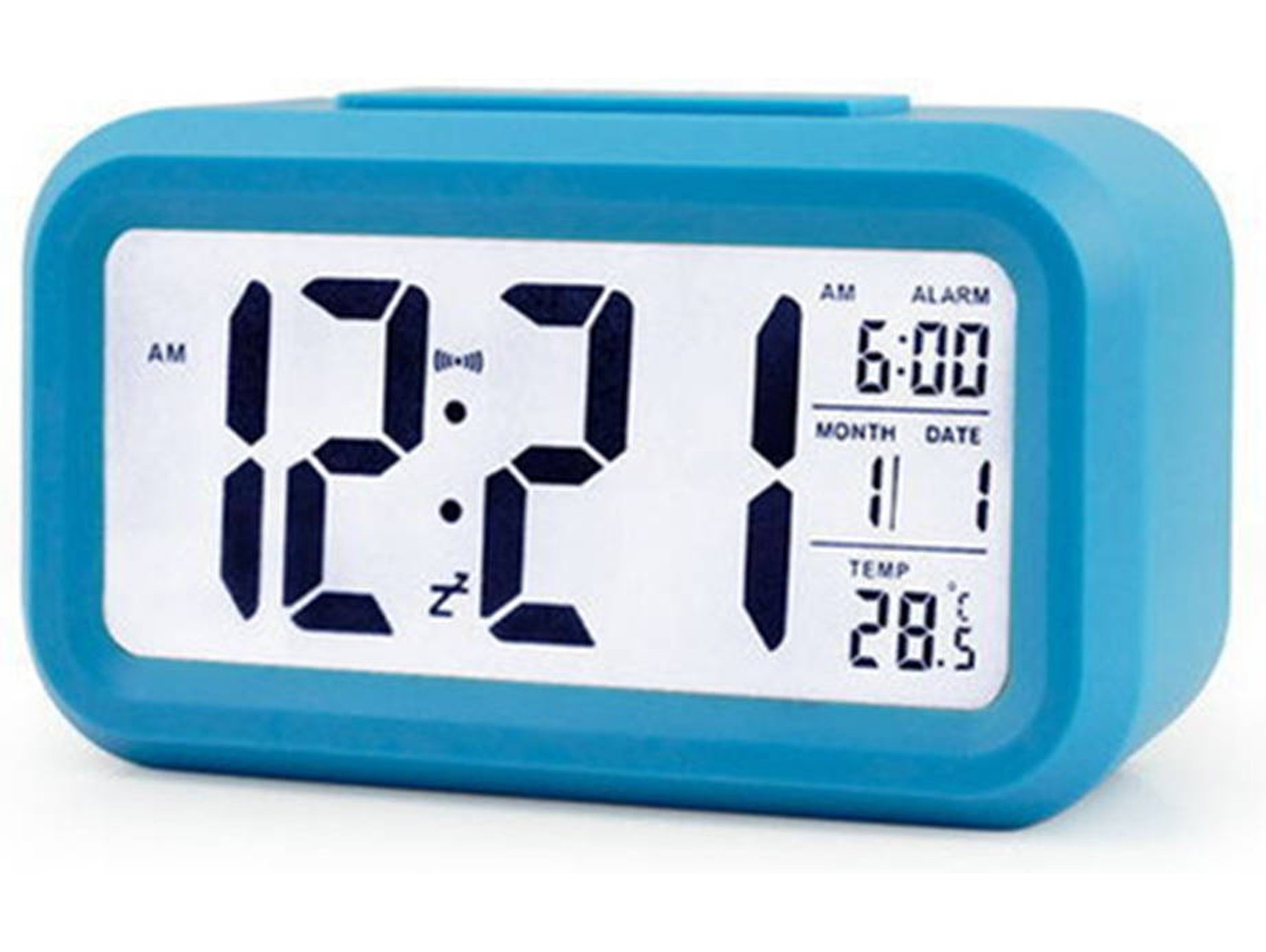 Reloj de Mesa WJS Digital Azul