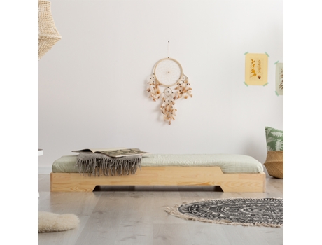 Cama 90X190 Incl. Somier Cyrielle Bois PETITS-MEUBLES