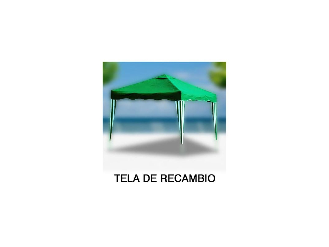 Tela recambio para pergola plegable verde