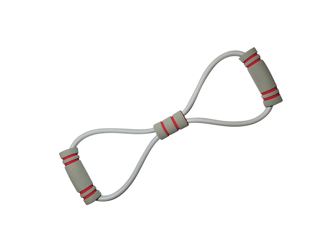 Danu2026-banda De Resistencia Figure 8 Fitness Para Ejercicios De Pecho Y Brazos Entrenamiento En Casa Mujer Gris