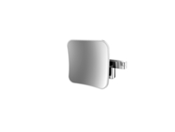Espejo De Afeitado Y Maquillaje Emco Led, Aumento 5x, Angular, Brazo De Doble Articulación Con Conexión A La Pared, 1095, Color Cromo
