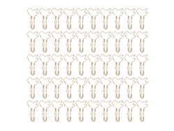 50pcs Clip Para Bolígrafo De Metal Pájaro Cuto Portabolígrafos Para Oficina Escolar Suministros