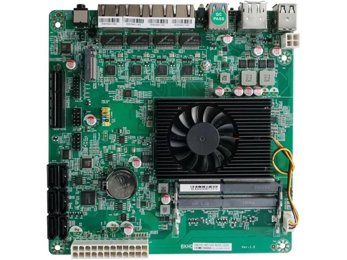 Placa Base N5105 Para Routers De Software Nas, Placas Base Itx Con Puerto De Red De 2,5 G, 6 Cpu, 11