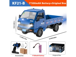 Coche RC 116 2.4g, derrape y escalada, luz LED, modelo eléctrico para niños, azul Aeuzwr