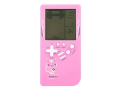Consola De Juegos Portátil De Bolsillo Clásica Rosa Con Pantalla Grande Para Niños