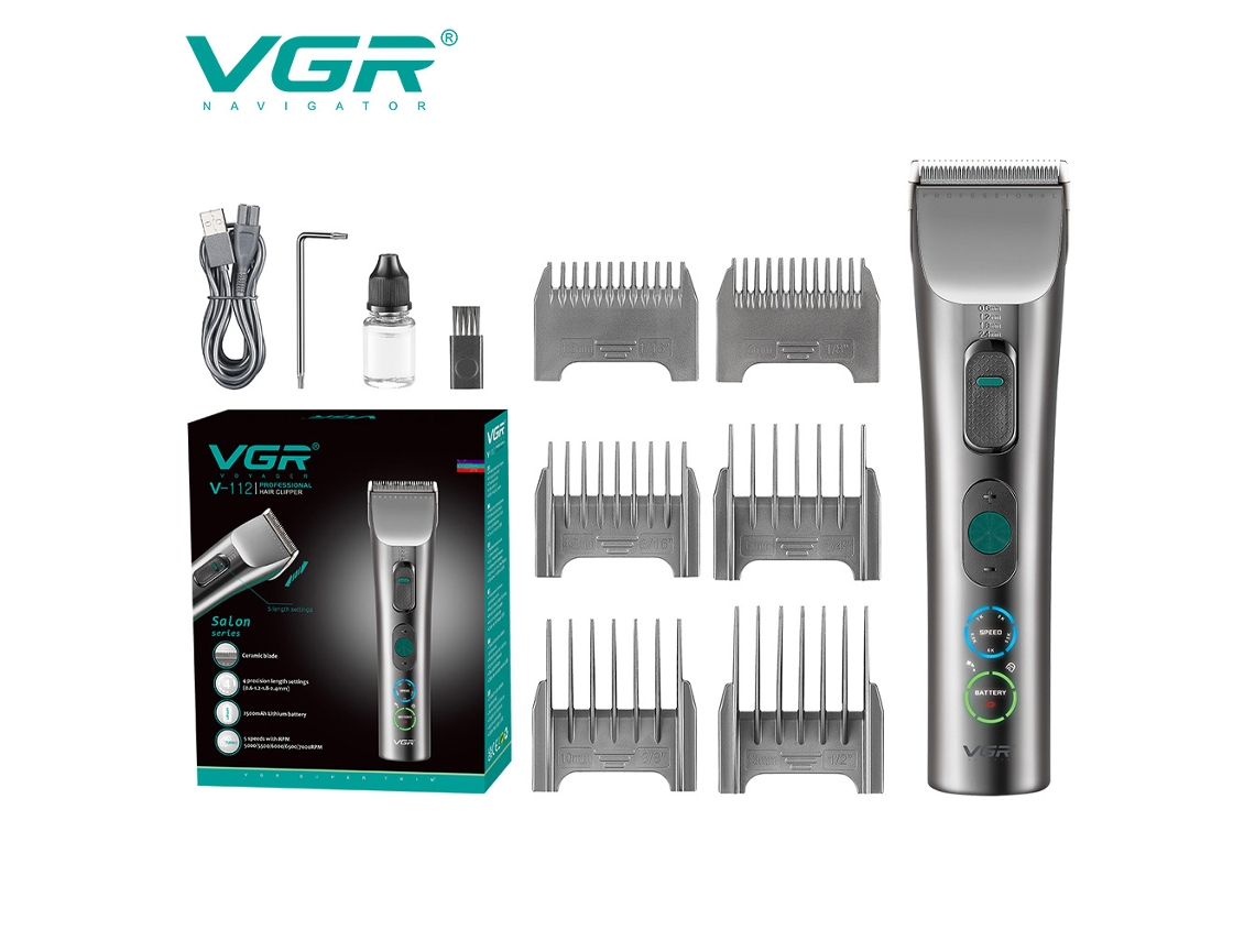 Máquina de Cortar Cabelo Elétrica, Máquina de Cortar Cabelo Lavável com Água, Aparador de Cabelo Elétrico Recarregável MDUG