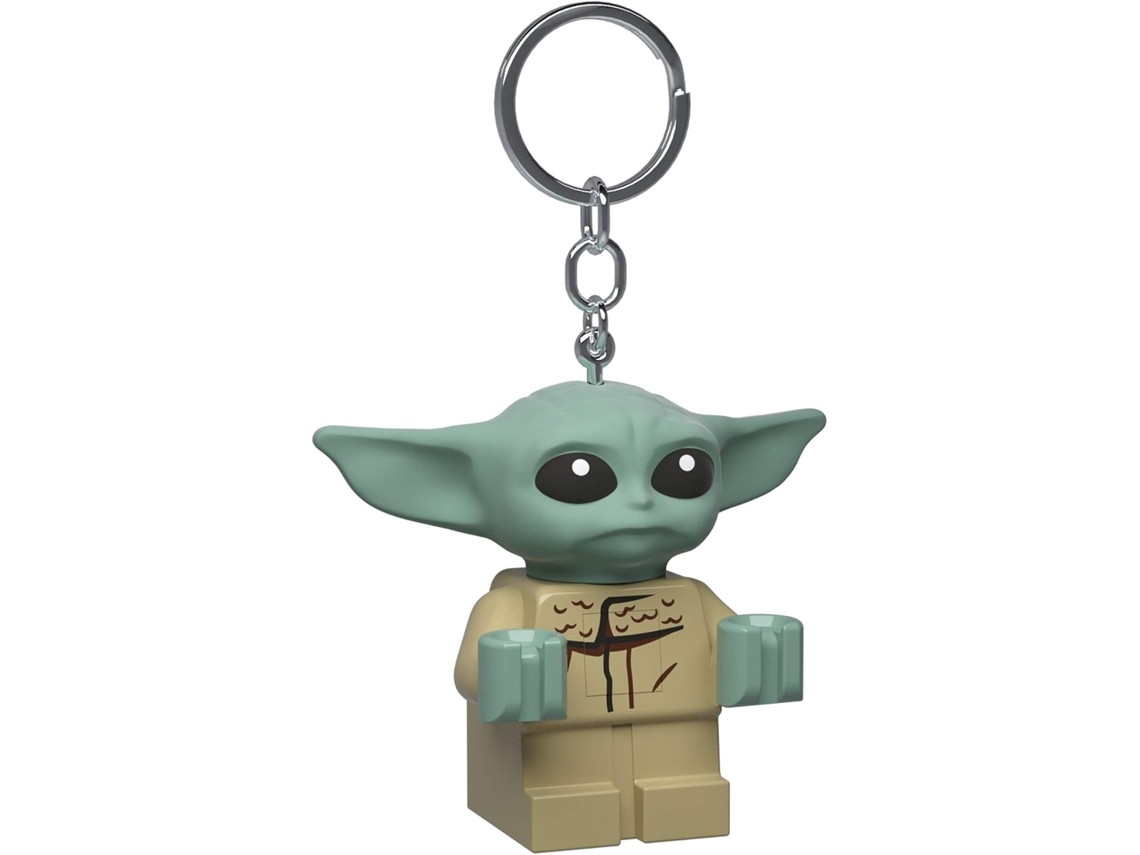 Llavero Lego de Star Wars The Mandalorian de Grogu con luz