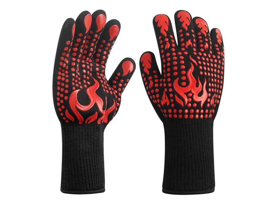 2026-33770-guantes Para Barbacoa Y Horno Resistentes Al Calor Extremo 1472°f, 2 Piezas, Antideslizantes Y Duraderos