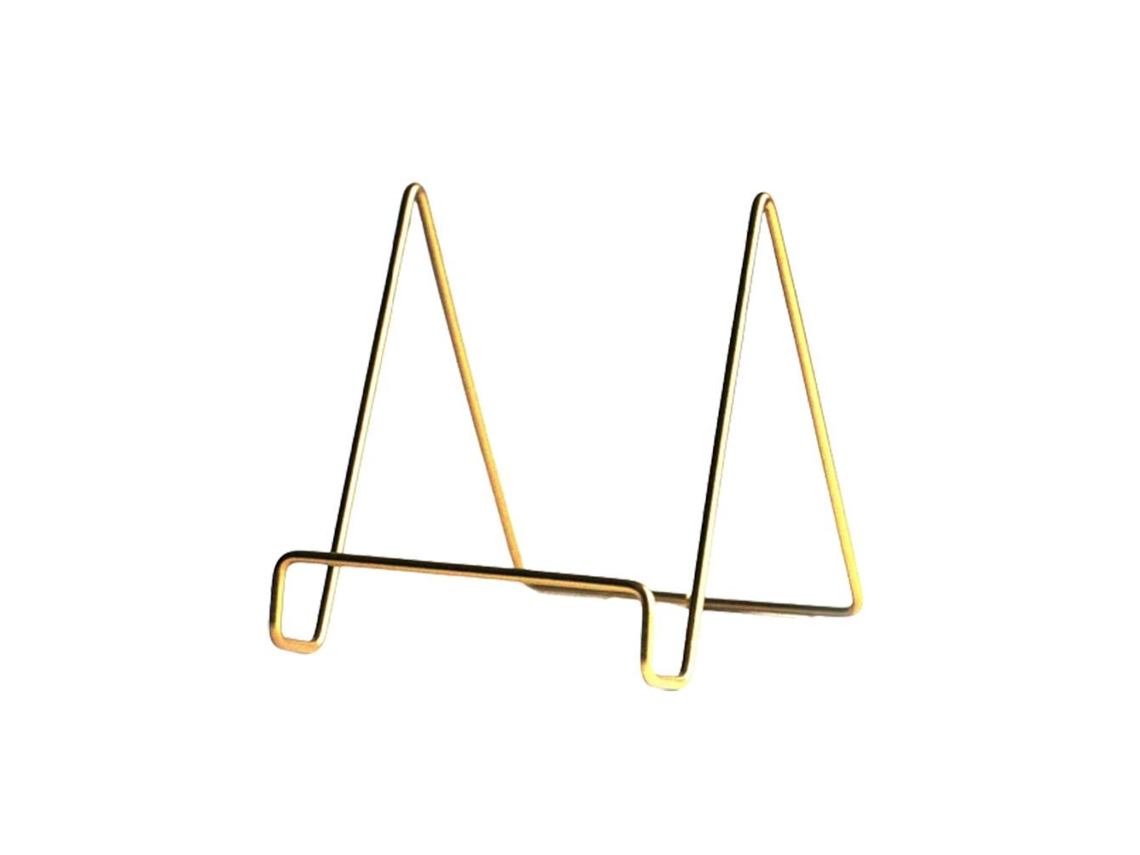 Estante geométrico de hierro, soporte para celular, organizador de libros