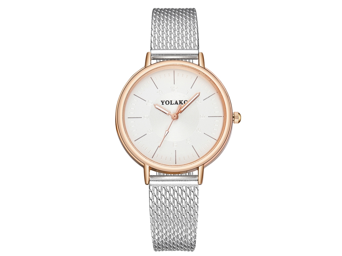 Reloj De Pulsera Zhoulianfa Para Mujer Con Diamantes De Imitación, Acero Fino, Movimiento De Cuarzo (rutenio).