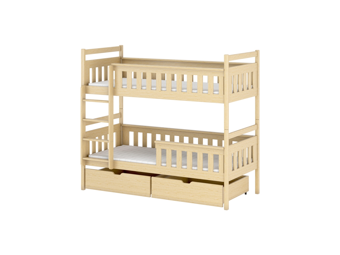 Litera FURNLUX Tezo (Beige, Madera Maciza - 88X168X164 Cm / 80X160 Cm)