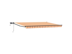 Vidaxl Toldo Manual Retráctil Con Leds Multicolor 4 X 3 M