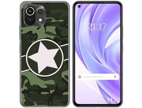 Carcasa Xiaomi Mi 11 Lite 4G / 5G / 5G NE TUMUNDOSMARTPHONE Camuflaje 01 Multicolor