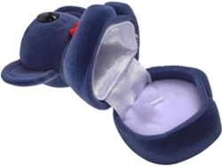Anillos Koala Hombre Pequeña Múltiples Compartimentos Ideal Ceremonias Almacenamiento Joyas Caja Boda