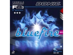 Gomas de Tenis de Mesa DONIC Bluefire M1 (18 x 19 cm - Negro)
