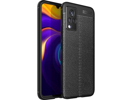 Funda Vivo V21 5G Rugged Leather (Negro)