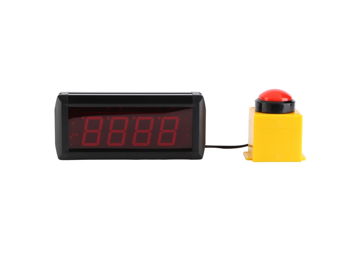 Cronómetro digital LED con temporizador de cuenta regresiva de 10 segundos.