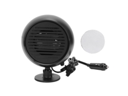 Calefactor portátil para coche de 12 V con descongelación rápida y función ahumadora (negro)