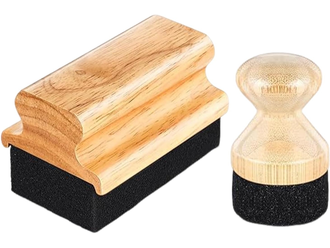 Herramienta para lubricar tablas de cortar, cepillo de limpieza para tablas de cortar, aplicador, Gokoco