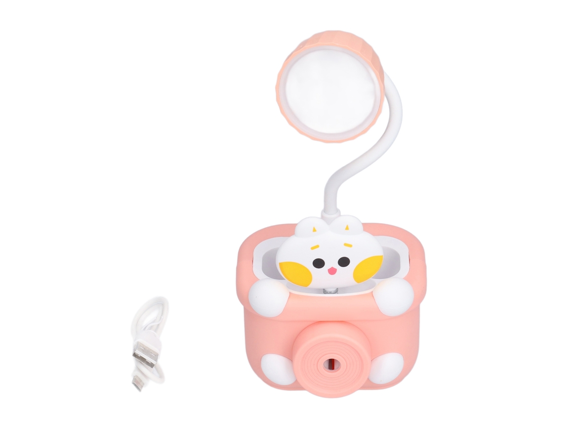 Lámpara De Escritorio Led Con Portavasos Usb Patrón Bonito Para Niños Regalo Hogar