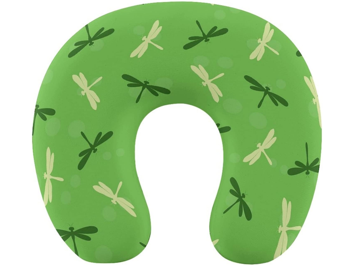Almohada Viaje Forma Dragonfly, Espuma Viscoelástica Viscoelástica Fácil Relajación Cómodos