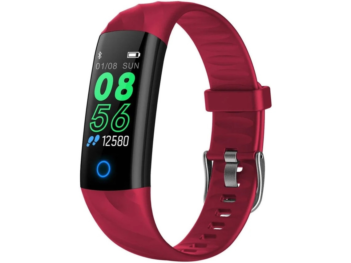 Reloj inteligente Yizhood IP68 con monitor de actividad acuática, monitor de ritmo cardíaco, contador de calorías, podómetro para dormir (rojo)
