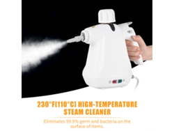 Vaporizador Portátil Multiusos A Presión Para La Limpieza Del Hogar Y Del Coche Con 14 Accesorios.
