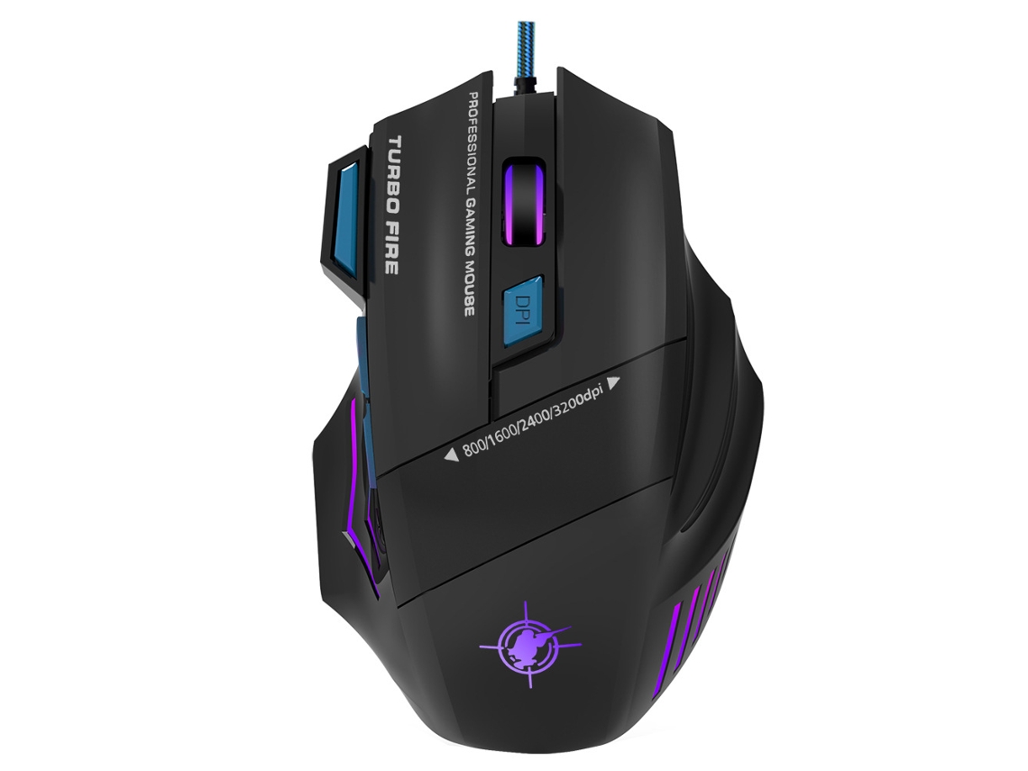 Ratón Gaming TRUMSEN X7S RGB (3500dpi - Azul)