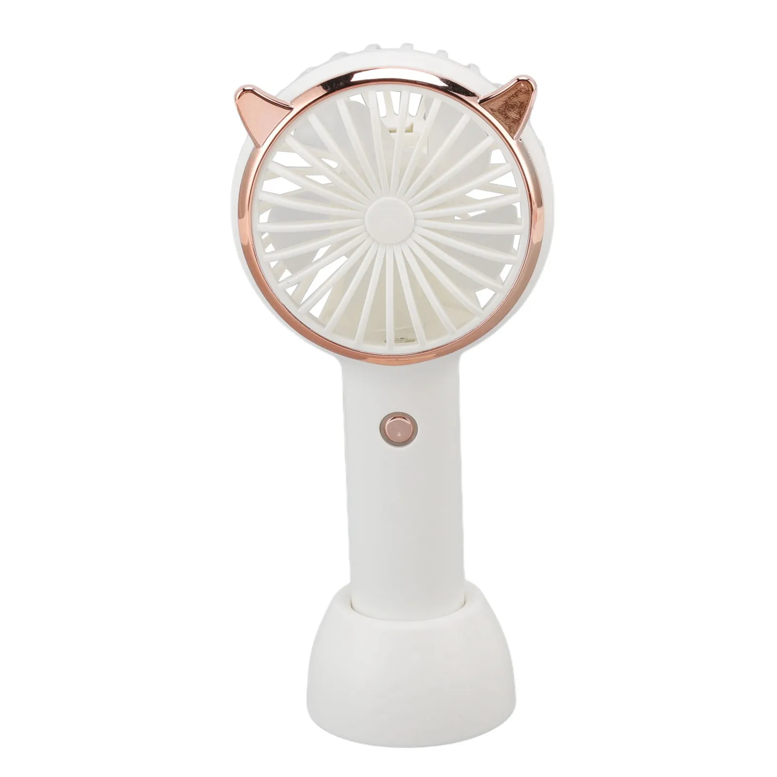 Ventilador De Mano (blanco), Tres Velocidades, Recargable Por Usb.