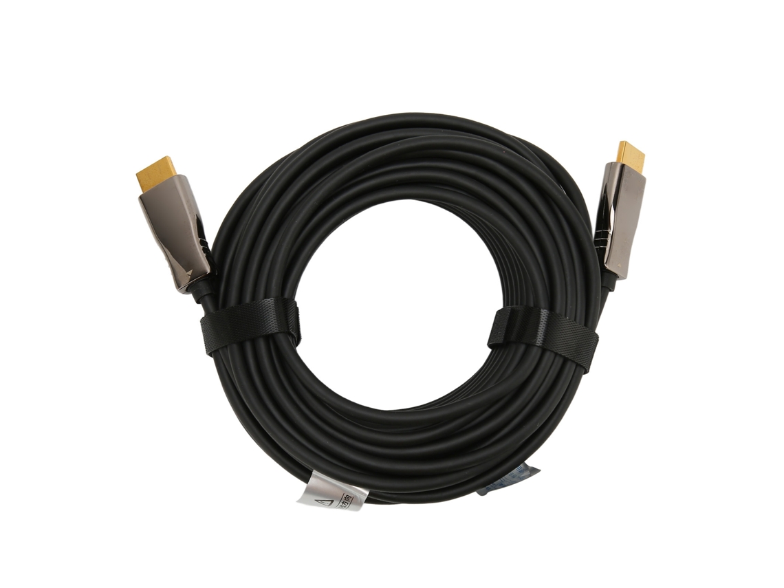 Cabo De Interface Multimídia Hd Óptico 4k 18gbps 20m/65.6ft Sem Interferência Sem Radiação
