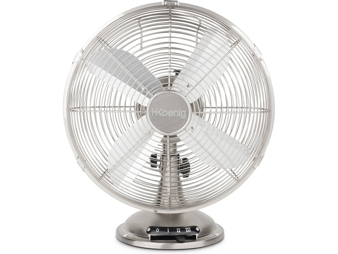 Ventilador de Mesa H. KOENIG JOE48 (3 Velocidades - 35 W - Diámetro 30 cm)