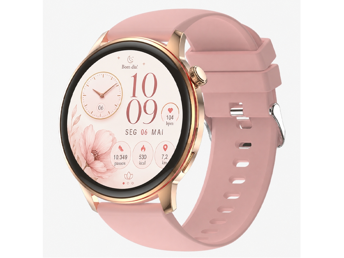 Smartwatch Chronus Hk36 (amoled - Ultrafino - Llamadas Bluetooth - Rosa)