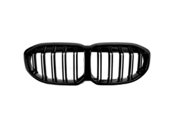 Parrilla delantera BMW F40, estilo de doble hoja, negro brillante OEM
