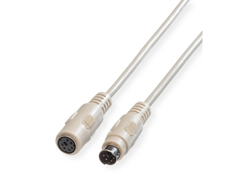 Cable ROLINE (PS/2 - 1.8m - Blanco)