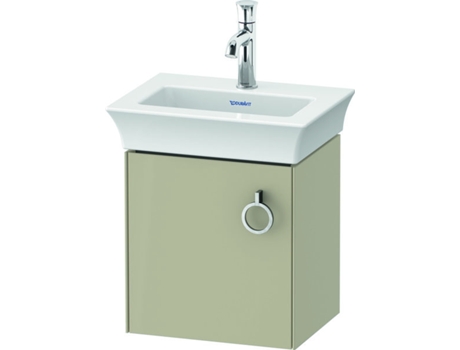 DURAVIT Tulip blanco, mueble de tocador colgado en la pared, ancho 384 x fondo 298mm, con 1x tope de puerta a la izquierda, con tirador, WT4250L