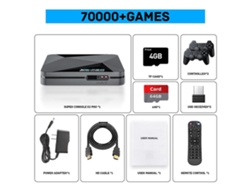 Kinhank Retro Super Console X2 Pro 90000 Videojuegos Para Ps1/dc/mame/ss Con Gamepad Caja De Juego De Regalo Para Niños