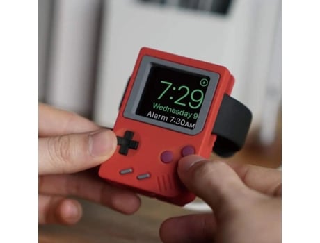 Soporte De Base De Silicona Retro Gameboy Para Apple Watch Se