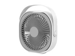 Ventilador De Escritorio Portátil Pequeño, Silencioso, Recargable Por Usb, De 6 Pulgadas, Para El Hogar Y La Oficina - Blanco