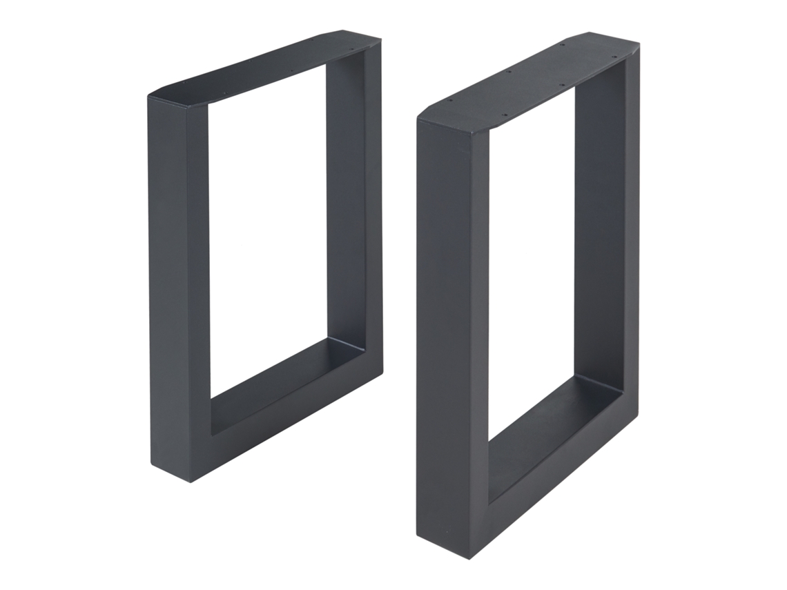 Set de 2 patas de mesa Makers 43x30 cm - Negro [EN.CASA]