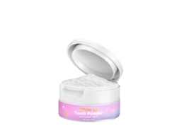Polvo blanqueador dental y quitamanchas