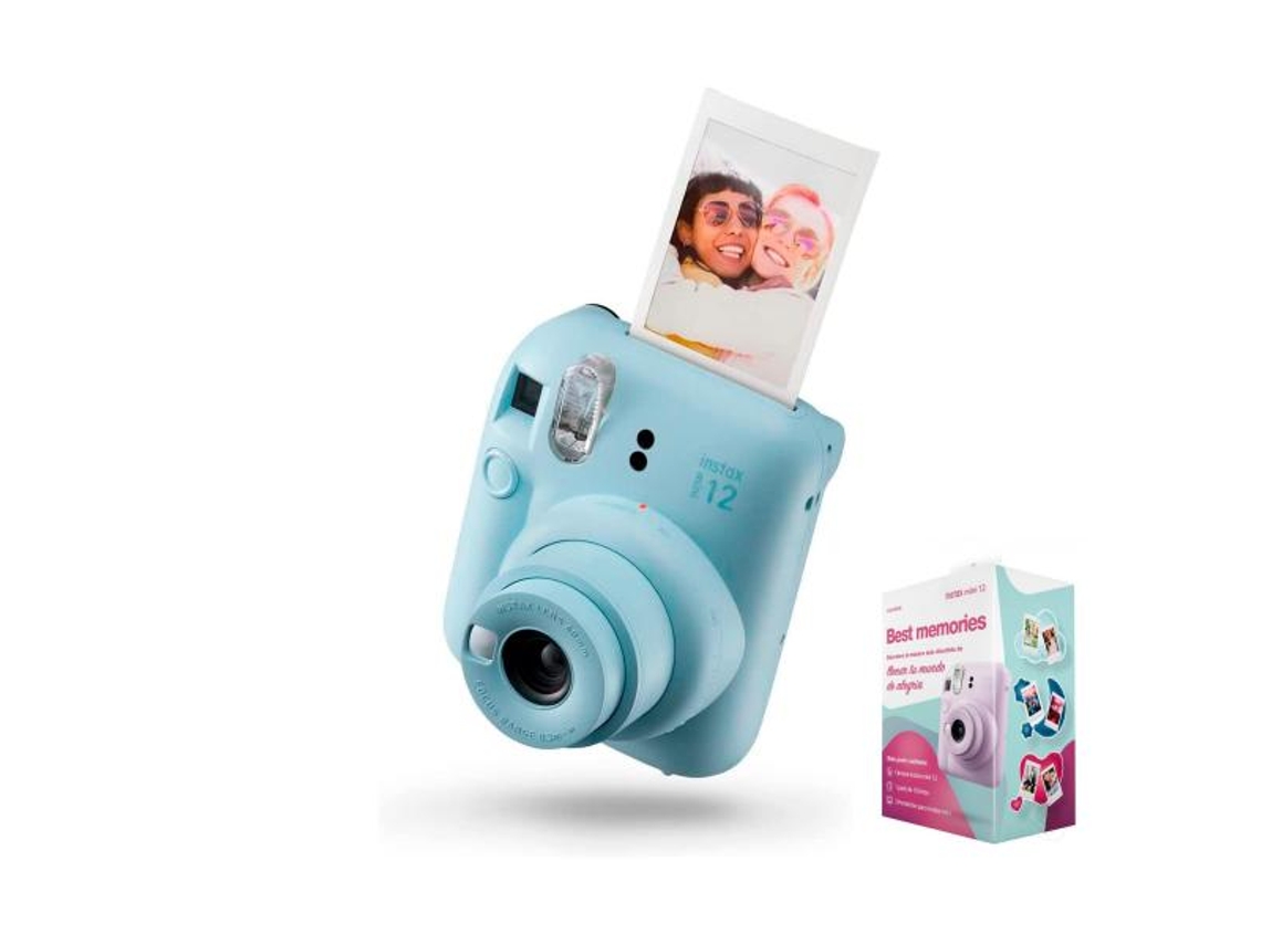 Cámara Instax FUJIFILM Mini 12 Azul Pastel
