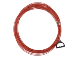 Cable de acero revestido Primerox de 30 m para construcción, ferrocarriles y agricultura.