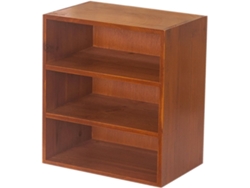 Estante De Escritorio De Madera Maciza, Almacenamiento Versátil Para Tazas, Maquillaje Y Soporte Organizado.