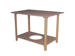 Mesa camilla rectangular 110x70x75 cm