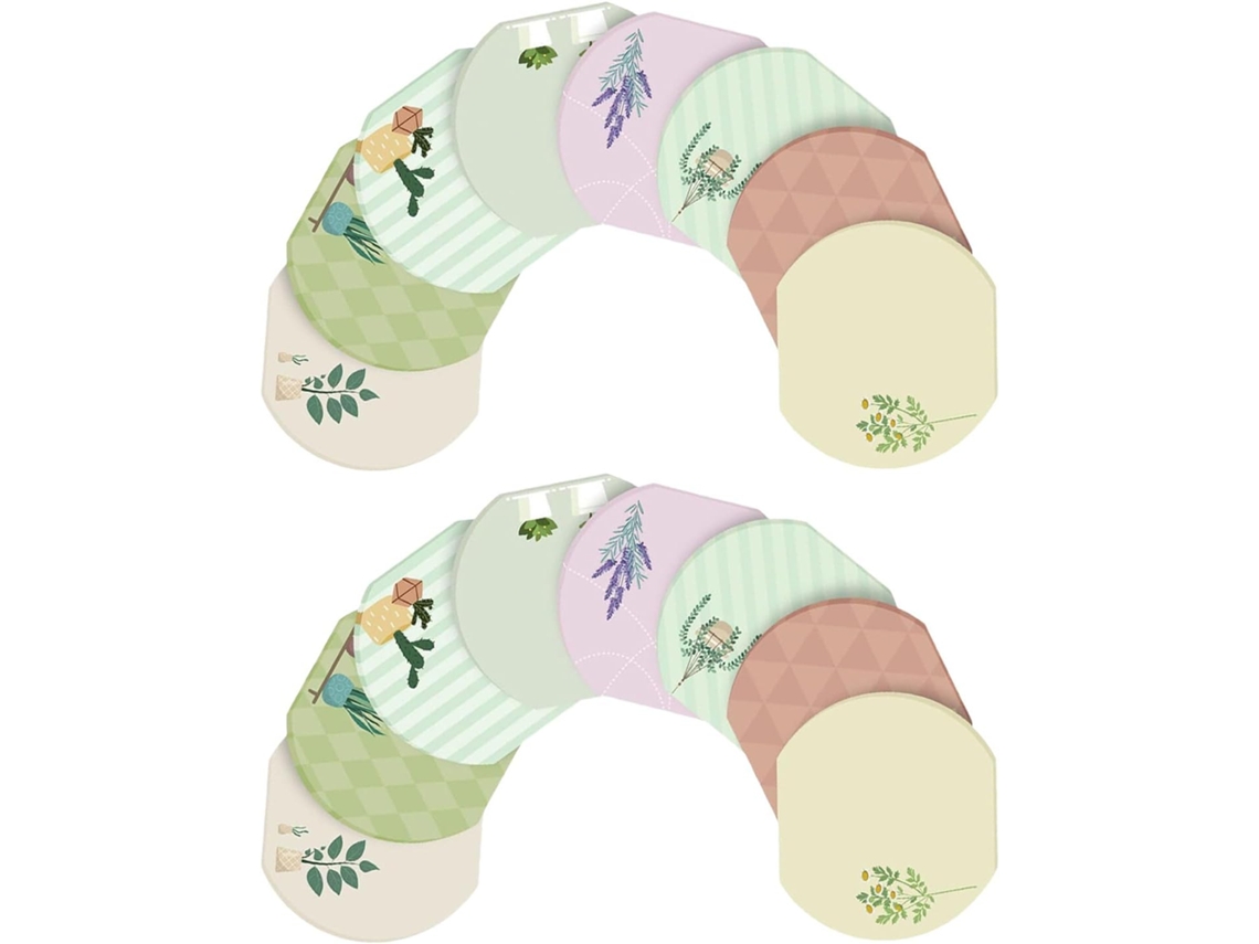 16 blocs de notas con forma de cactus, con