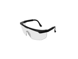 Gafas de seguridad con patillas ajustables, certificación EN166. Lentes tintados transparentes. Gafas de seguridad Wolfpack Linea Professional.