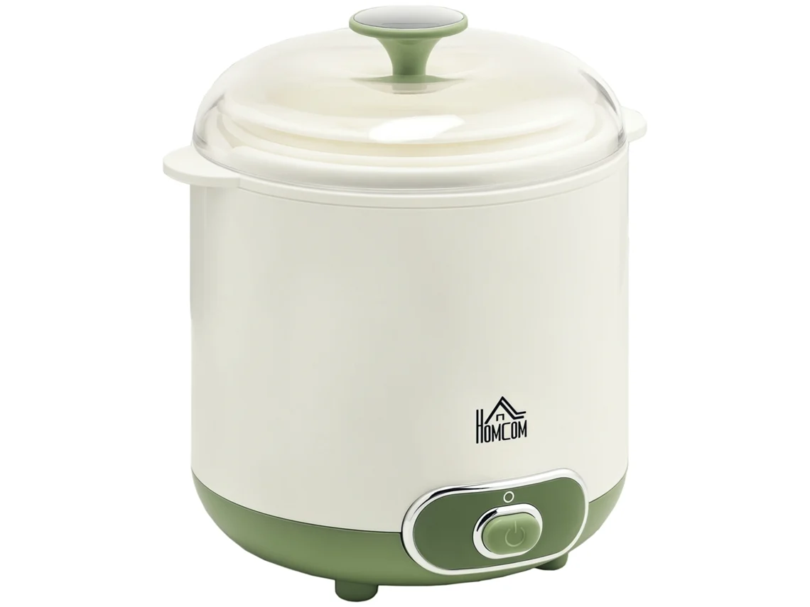 Yogurtera De 20 W Y 1,5 L Con Filtro Ptc, 19,5 X 17,5 X 21,4 Cm, Color Blanco.
