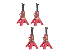 Soporte De Reparación Metálico De Altura Ajustable De 6 Toneladas Para Coches Rc Crawler A Escala 1/10 Axial Scx10 90046 Trx4 Trx6 (4 Piezas)