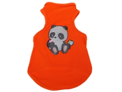 Camiseta Para Perros Con Pedrería Y Pintura, Suave, Transpirable, Para Perros Y Gatos, Naranja, Talla S