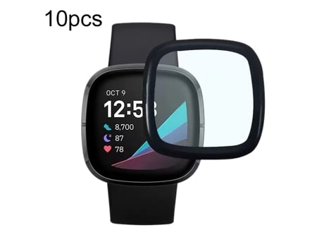 Fitbit Versa4 10 piezas Película de reloj de flexión térmica de superficie curva